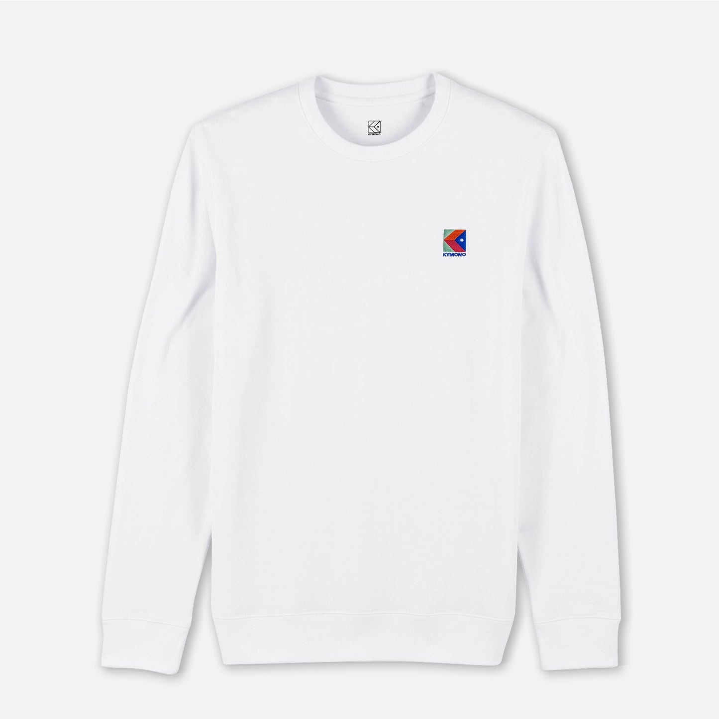 SWEAT COL ROND BLANC